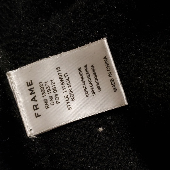 FRAME 100% cashmere funnel neck sweater - Picture 8 of 13